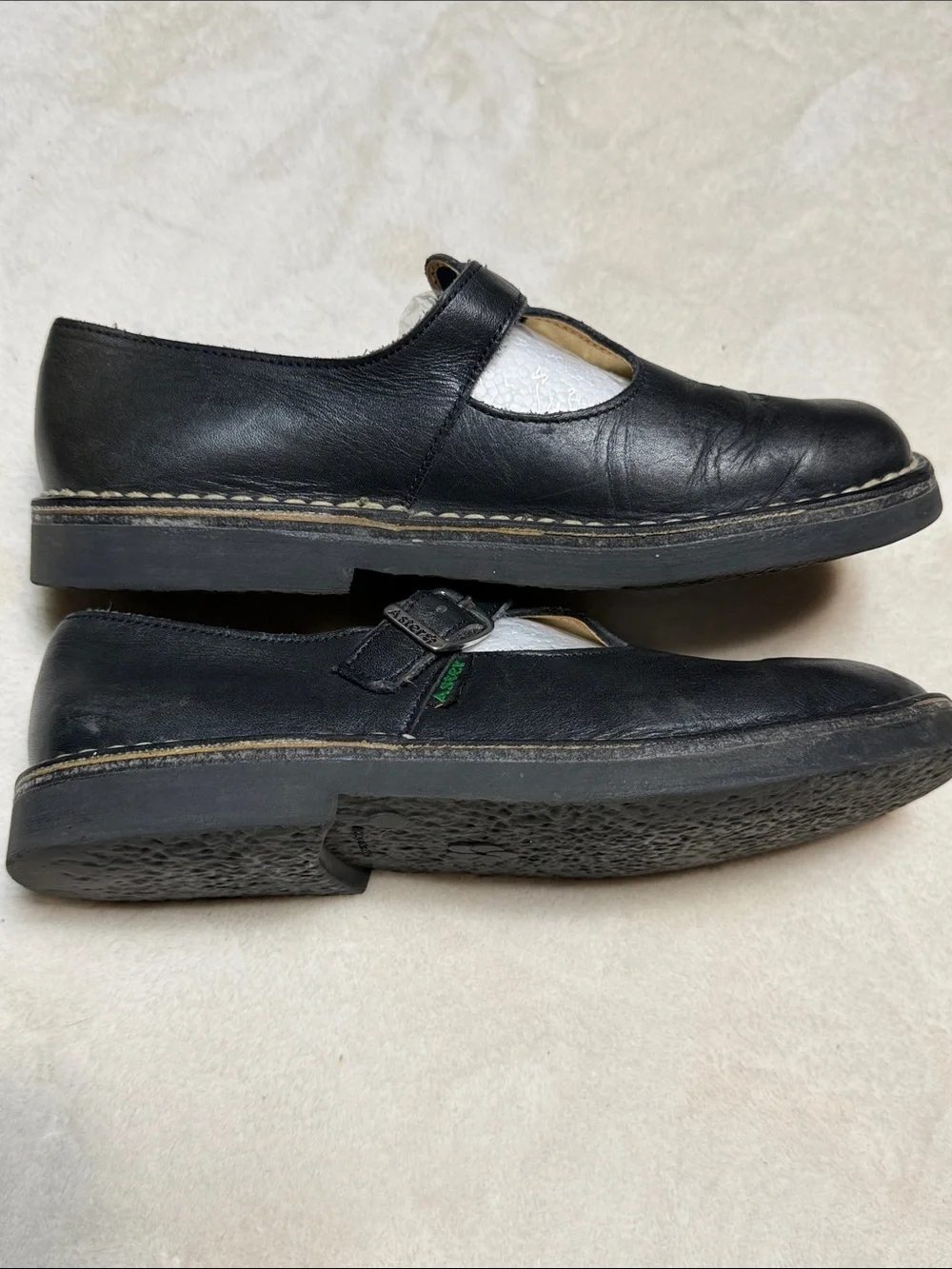 Aster Maryjane Black rubber soled leather Dress shoes Size 36 (us 6) Great shape